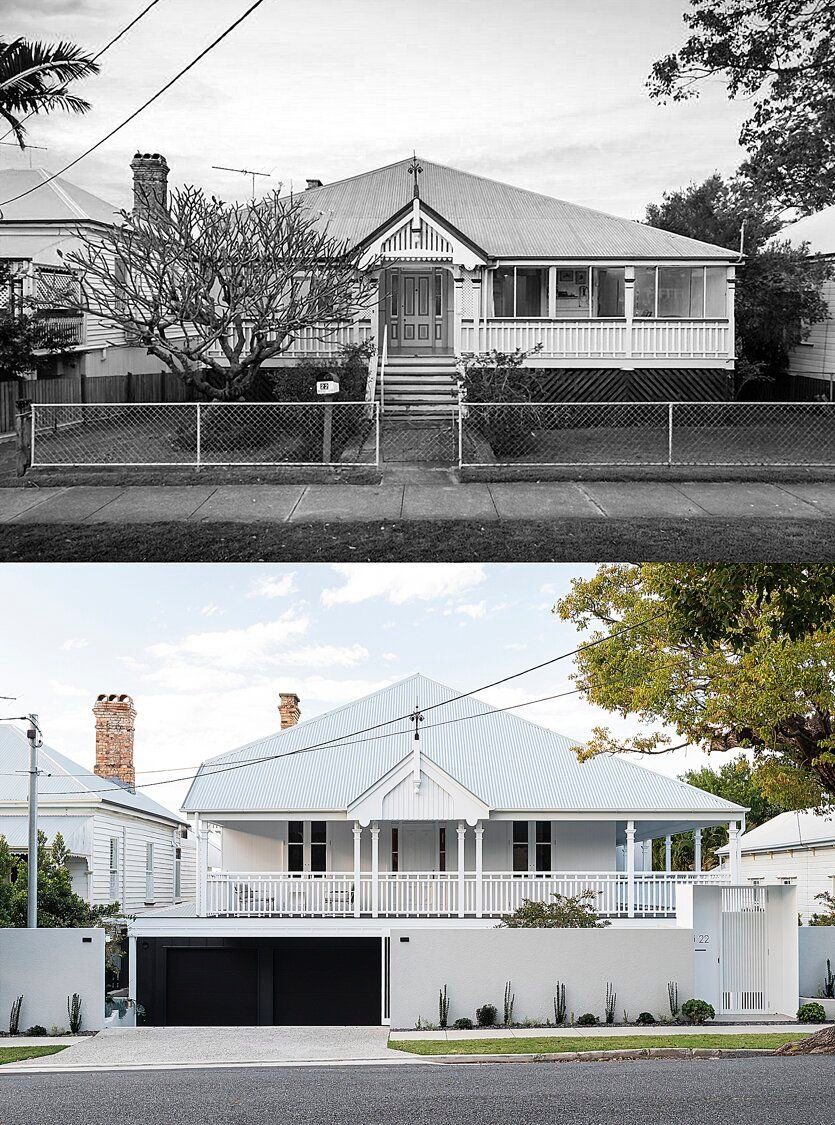 Character home renewal, before and after